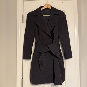 Stella McCartney RARE 2009 Collection Tie Waist Cotton Coat